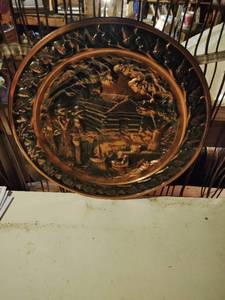 Vintage Copper Craft Guild decorative plate