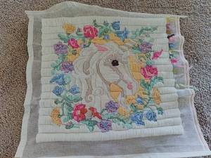 Square crochet unicorn