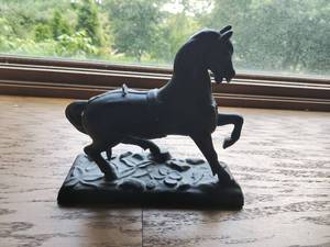 Vintage horse finial
