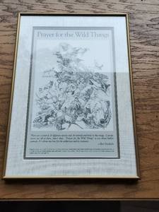 Framed Prayer for the Wild Things art