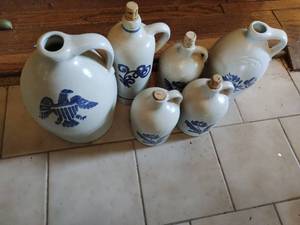 6 Pfaltzgraff jugs