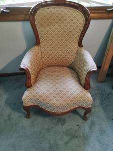 Upholstered armchair