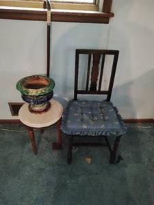 Small table and chair