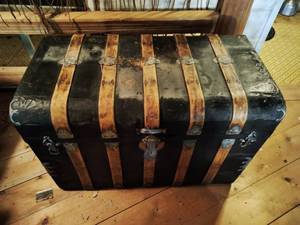 Vintage wood chest