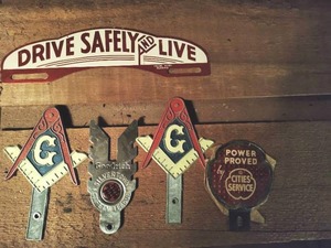 Collection of miniature signs