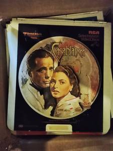 Collection of RCA  Selectavision Video Movie discs