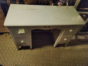 Vintage White Desk