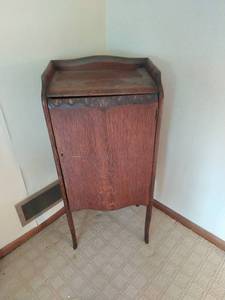 Old record cabinet stand