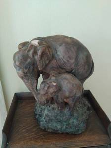 Elephant sculpture