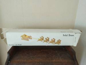 Solid Brass sleigh