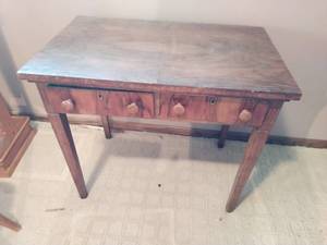 Wood project desk