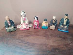 Collection of Hakata Urasaki dolls