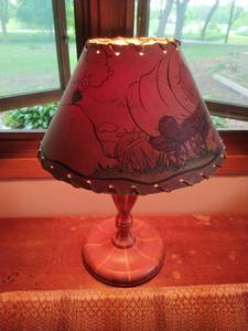 Wooden lamp