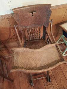 Antique High Chair  1