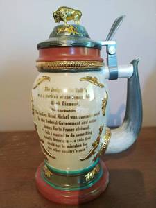 Indian Head Nickel Steins