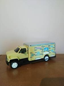 Model battery powered ice-cream van bank