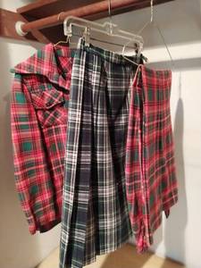 Plaid vintage womens clothing