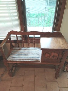 Old conversation bench