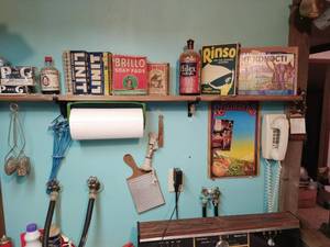 Collection of Old Laundry Related Items