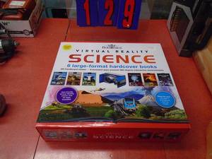 lot 129 image: Virtual science 6 book set. As shown.