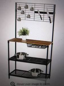 honey can do 65 inch bakers rack wi...