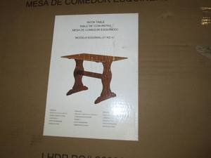 linon nook table open box ...