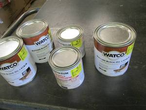 lot of butcherblock stain and more ...