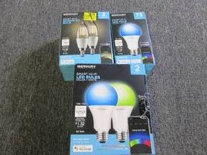 3 boxes of mercury LED bulbs ...