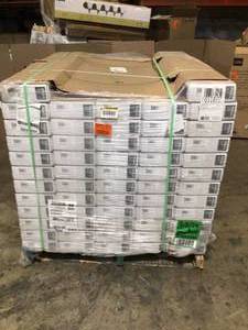 Pallet of 57 Cases XP 8 mm T x 7.48 in. W x 47.24 in. L Ellwood Maple Laminate Wood Flooring (19.63 sq. ft.case) by Pergo Customer Returns See Pictures
