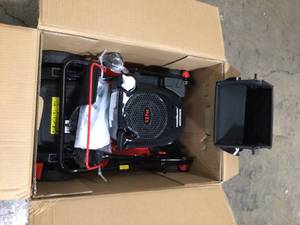 17 in. 3-in-1 Gas Push Walk Behind Lawn Mower by PowerSmart Customer Returns See Pictures