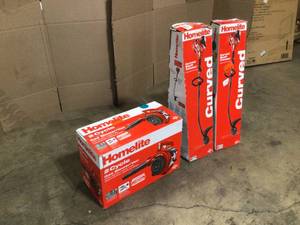 Lot of Mixed Homelite Lawn Care Items various models and conditions Customer Returns See Pictures