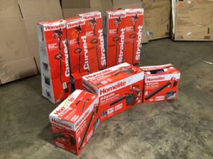 Lot of Homelite Lawn Care Items various models and conditions Customer Returns See Pictures