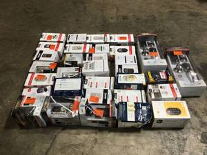 Lot of Assorted Smart  keyless Door Locks various models and conditions open box Customer Returns See Pictures