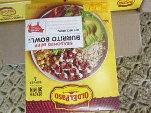 lot 50 image: (B-1) Case of 8 Old El Paso Burrito...