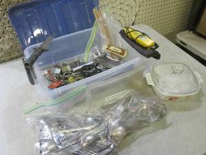lot 132 image: (D-2) Small Tote Full of Misc See P...
