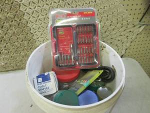 lot 134 image: (F-2) Bucket Full of Misc...