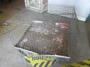lot 165 image: (CSB) Fowl Cage Approx 24 x 24 x ...