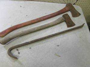 lot 182 image: (FS) 2 Axes and Crowbar...