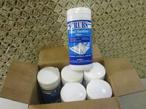 lot 229 image: (CSB) Scrubs Hand Sanitizer Wipes B...