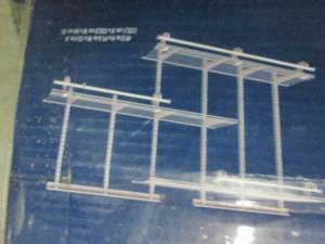 lot 232 image: (BR1) ClosetMaid ShelfTrack Adjusta...