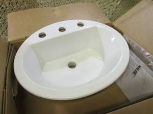 lot 259 image: (RM4) Kohler Self-Rimming Lavatory ...