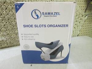 lot 263 image: (F-0) 6pc Shoe Slot Organizers...