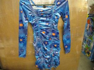 6 Wild Fable Blue Floral size XS Dr...