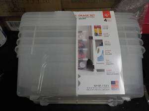 Storage Totes set of 4...