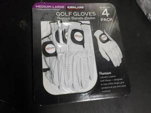 Kirkland Golf Gloves, 4 pack ML si...