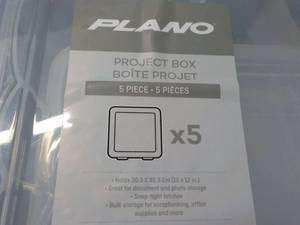 Set of 5 Plano Project Boxes 14 sq...