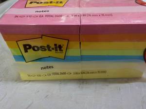 Post It Pkg of 24 3 x 3 notes...