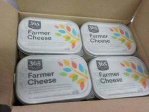 Case of 8 Tubs 365 Farmer Cheese...