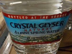 12 Gallon Jugs Crystal Geyser Alpin...