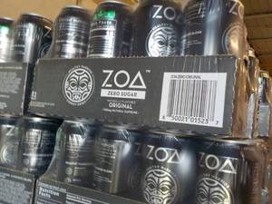 2 - 12 packs ZOA Energy Drinks Zero...